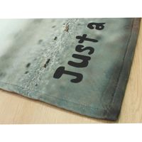 イケヒコ デジタルプリント マイクロ短毛 ウォッシャブル 『いぬ』 ラグ 約900×1300mm 1枚（直送品）