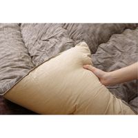 イケヒコ インド綿 こたつ厚掛け布団単品 『クレタ』 ベージュ 約2050×2850mm 1枚（直送品）