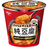 日清食品 とろけるおぼろ豆腐 純豆腐 スンドゥブチゲ[あさりだし仕立ての濃厚旨辛スープ] カップスープ インスタントスープ6個