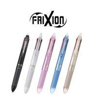 フリクションボール4　0.5mm　ホワイト軸　白　5本　消せる4色ボールペン　LKFB-80EF-W　パイロット