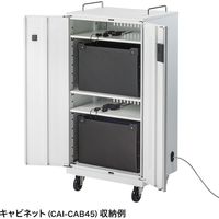 サンワサプライ プラダン製タブレット・ノートパソコン収納ケース(6台用) PD-BOX3BK 1台