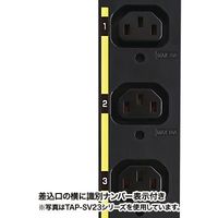 延長コード 電源タップ 3m IEC C13 24個口 ブラック TAP-SV22024LK サンワサプライ 1個（直送品）