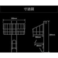 【車上渡し】 Bauhutte ヘッドホンハンガー ブラック 幅200×奥行130×高さ284mm BHP-S100 1セット（4個入り）（直送品）