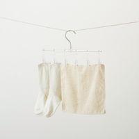 無印良品 アルミ直線ハンガー 約幅35cm 6ピンチ 1箱（5個入） 良品計画