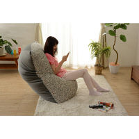 セルタン 人をだめにするソファ和楽の葵PREMIO L 幅1350×奥行970×高さ310mm キンカチョウ柄 A861a-625GRY/629KNK（直送品）