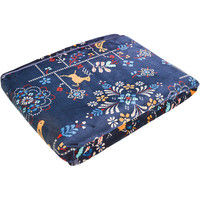 萩原 ホットカーペットカバー クロッシェ 幅2000×奥行2500mm ブルー 240609015 1枚（直送品）