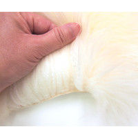 萩原 ムートンフリース SX-1009 幅600×奥行900mm ホワイト 240609307 1枚（直送品）