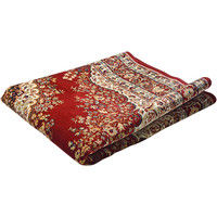 萩原 ウィルトンラグ シャハリヤ 幅2400×奥行2400mm レッド 240611521 1枚（直送品）