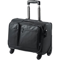 サンワダイレクト ビジネスキャリー（横型・4輪・耐水生地・止水ファスナー使用・22リットル・機内持ち込みサイズ） 200-BAGCR003WP 1個（直送品）