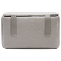 サンワダイレクト インナーカメラバッグ（ソフトクッションボックス・ワイドサイズ・グレー） 200-BG019LGY 1個（直送品）