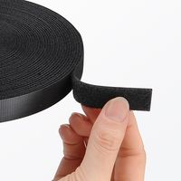 サンワダイレクト ケーブルタイ（面ファスナー・ブラック・9m） 200-CA001BK 1個（直送品）