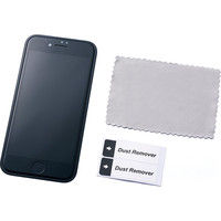 サンワダイレクト iPhone 8/7液晶保護強化ガラスフィルム 200-LCD041BK 1個（直送品）