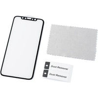 サンワダイレクト iPhone XS/iPhone X画面保護強化ガラスフィルム 200-LCD050BK 1個（直送品）