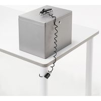 サンワダイレクト 鍵付きファイルボックス 200-SL036GY 1個（直送品）