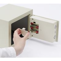 サンワダイレクト 小型電子金庫 200-SL039GY 1個（直送品）