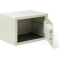 サンワダイレクト 電子金庫（マイナンバー・セキュリティ-対策・家庭用・テンキー・鍵式・壁掛け対応・中棚付き・21リットル） 200-SL044 1個（直送品）