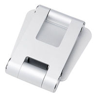 サンワダイレクト iPad・タブレットPCアルミスタンド（折りたたみ式） 200-STN002 1個（直送品）