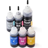 キヤノン（Canon）用 詰め替えインク 300-C350S6C 3回分 （BCI-351+350/6MP用） 1パック（6色入）（直送品）