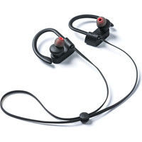 サンワダイレクト Bluetoothイヤホン（防水・ワイヤレスイヤホン・2台同時待受対応） 400-BTSH009 1個（直送品）