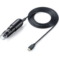 サンワダイレクト マイクロスコープ（HDMI出力・最大220倍・ハンディ・デジタル顕微鏡） 400-CAM057 1個（直送品）