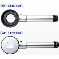 サンワダイレクト 観察&計測用スケールルーペ（10倍・LEDライト・フラッシュルーペ・虫眼鏡） 400-LPE005 1個（直送品）