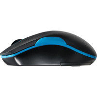 サンワダイレクト ワイヤレスマウス（ミドルサイズ・左右対称・3ボタン・IRセンサー・1000カウント・ブルー） 400-MA101BL 1個（直送品）