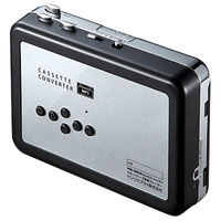 サンワダイレクト カセットテープ変換プレーヤー（録音・MP3変換・デジタル化・USB保存） 400-MEDI016 1個（直送品）