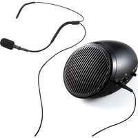 拡声器　メガホン　スピーカーマイク　ポータブル型　ハンズフリー　400-SP062　サンワサプライ　1個（直送品）