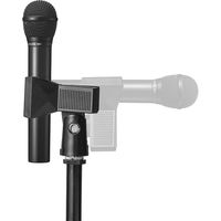 サンワダイレクト マイクスタンド（ストレートタイプ・クリップ式マイクホルダー付・折りたたみ対応・最大146cm） 400-SPST3 1個（直送品）