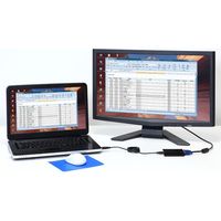 サンワダイレクト USB-VGA変換アダプタ（ディスプレイ増設・マルチディスプレイ対応・USB入力・VGA出力） 500-KC002N 1個（直送品）