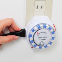 サンワダイレクト コンセントタイマー（24時間・15分単位・アナログ式） 700-TAP016 1個（直送品）