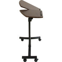 宮武製作所 サイドテーブル 幅725×奥行400×高さ710mm ブラウン LT-720 1台（直送品）