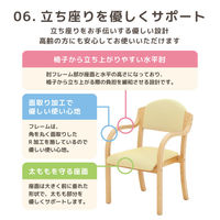 ネットフォース ダイニングチェア 4脚セット エトワール 完成品 ブラウンフレーム×ベージュ UHE-1-2-S4-AW（直送品）