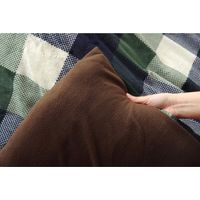 イケヒコ こたつ布団カバー 長方形 撥水機能付き チェック柄 ジャーナル 幅1950×奥行2450mm グリーン  1枚（直送品）