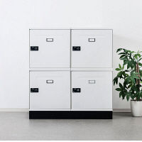 サンワサプライ 宅配ボックス＆ロッカー DB-LBOX500W 1台（直送品）