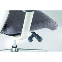 【軒先渡し】オリバー オフィスチェア ヘッドレストあり ホワイト/イエロー S・CN-71・H・AC・PH・CF-19D 1脚（直送品）