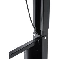 サンワサプライ 高位置取付け32型～65型対応液晶・プラズマTVスタンド 幅850×奥行780×高さ2115mm ブラック CR-PL32BK 1台（直送品）