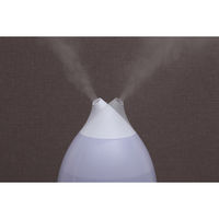 アイリスオーヤマ 加湿器 卓上 280ml アロマ対応 超音波式加湿器 しずく型 8畳  2.8L UHM-280S-W ホワイト