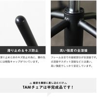 Netforce ハイチェア カウンターチェアセット スツール 高さ調整 木製背付 ネイビーブルー 1セット（直送品）