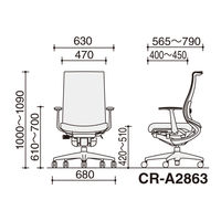 【組立設置込】コクヨ オフィスチェア ベゼル ファンクショナル ランバー付 アルミ肘 カーペット用 アルミ脚 ブラック×ブラック×オリーブグリーン（直送品）