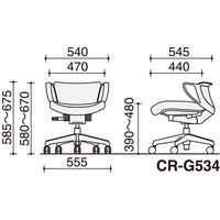 【組立設置込】コクヨ オフィスチェア ピコラ ミニバック フローリング用 ブラック×ターコイズ 1脚（直送品）