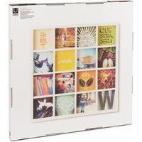 アントレックス Umbra（アンブラ） グリッドアート フォトディスプレイ 幅435×奥行30×高さ435mm ホワイト 2311030660 1個（直送品）