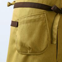 住商モンブラン エプロン 兼用 チャコール/カーキ F OV5005-8 1枚