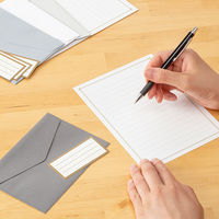 包む レターセット ノスタルジックカラーSI 0-080-1 1セット(3パック)