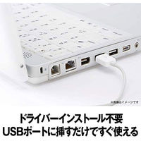 バッファロー USB2.0 マルチカードリーダー ケーブル収納モ BSCR300U2WH 1台（直送品）