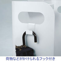 スマイル パーソナルワゴン 幅300×奥行450×高さ518mm ブラック 747204 1台 キャスター付き デスク下ラック 鞄収納 机下台