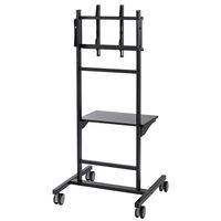 サンワサプライ 32型～65型対応液晶・プラズマディスプレイスタンド CR-PL12N 1台 幅780×奥行720×高さ1814mm テレビ台 モニターラック