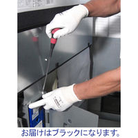 【ニトリル背抜き手袋】ショーワグローブ「現場のチカラ」 簡易包装組立グリップ ブラック S 1セット（10双） オリジナル