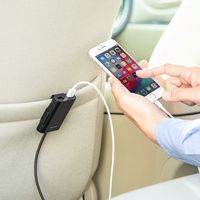 サンワサプライ カーチャージャー(延長ケーブル付き・4ポート・9.6A) CAR-CHR75U 1個（直送品）