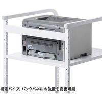 サンワサプライ 高耐荷重ラック 幅582×奥行650×高さ1589mm ライトグレー RAC-HL5 1台（直送品）